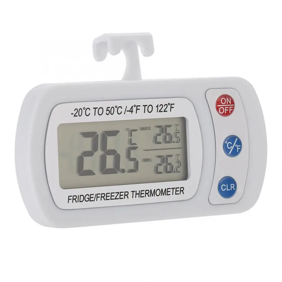 Гигрометр кухня большой ЖК-холодильник морозильная камера цифровой термометр с регулируемой подставкой/вешалка термостат
