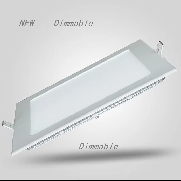 

Dimmable LED Ceiling Panel Light 4W/6W/9W/12W/15W/25W Recessed LED Downlight with driver
