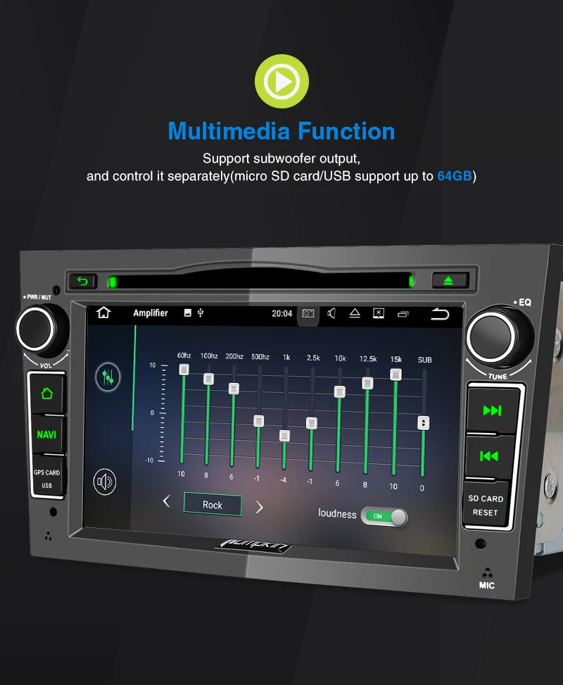 Excellent Pumpkin 2 Din 7"Android 9.0 Stereo For Opel/Corsa/Astra Car Multimedia DVD Player GPS Navigation Wifi OBD2 DAB+FM Radio Headunit 14