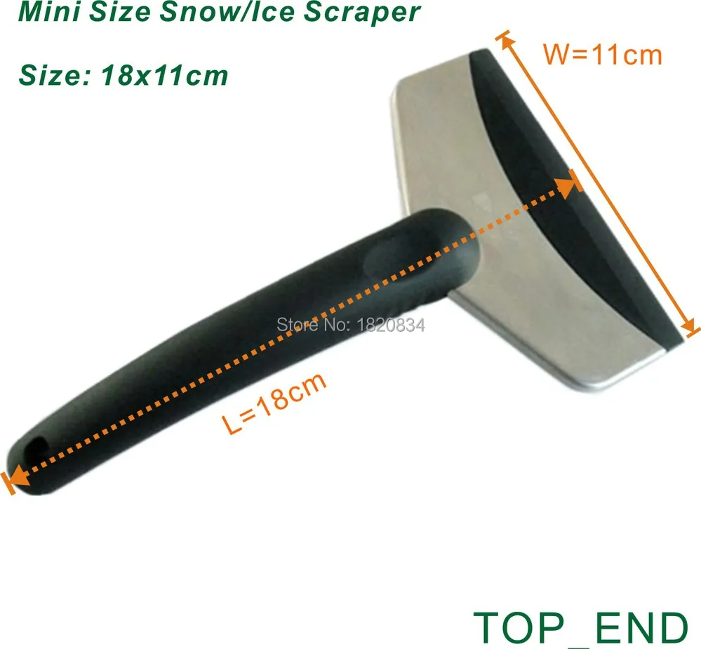 Портативный мини-размер скребок для льда, без отверстия на ручке, лопата для льда/снега, чистый быстрый и чистый, рекомендуемый инструмент для зимы