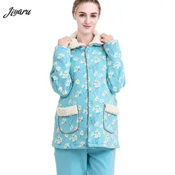 Для беременных зима беременных одежда Пижама для беременных сна Lounge Clothings Пижама для кормления грудью Грудное вскармливание беременности