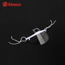 Abeso 10 шт./компл. Пластик многоразовые гигиенические маска прозрачный постоянный длительный эффект Анти-туман Анти-бактерий пыли доказательство A7331