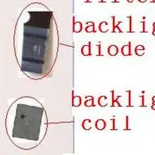 10 пара/лот для iPhone 6 6 г 6 PLUS подсветка диод D1501+ подсветка катушки L1503 HK