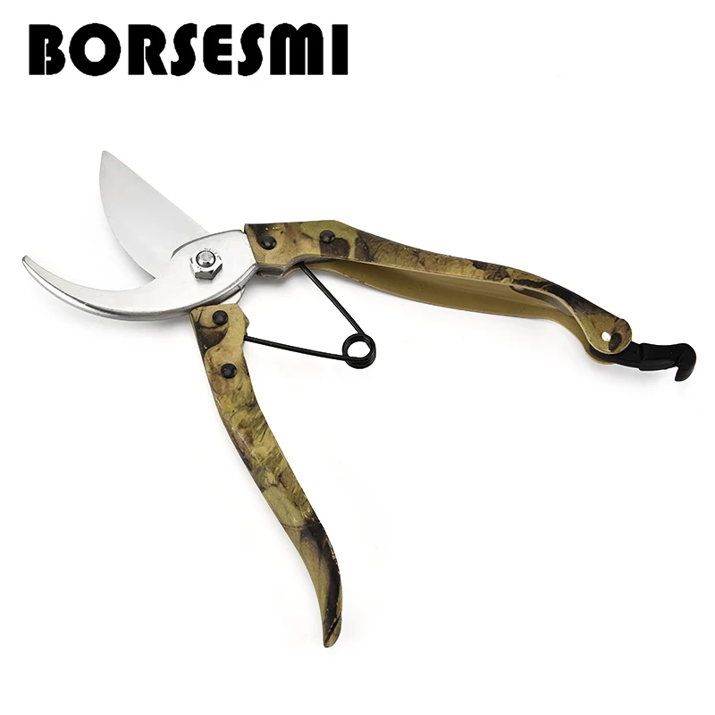 

High quality multi function Garden shears Grafting Cutting stainless steel Repair tree branches scissors Garden Hand Tools 200mm