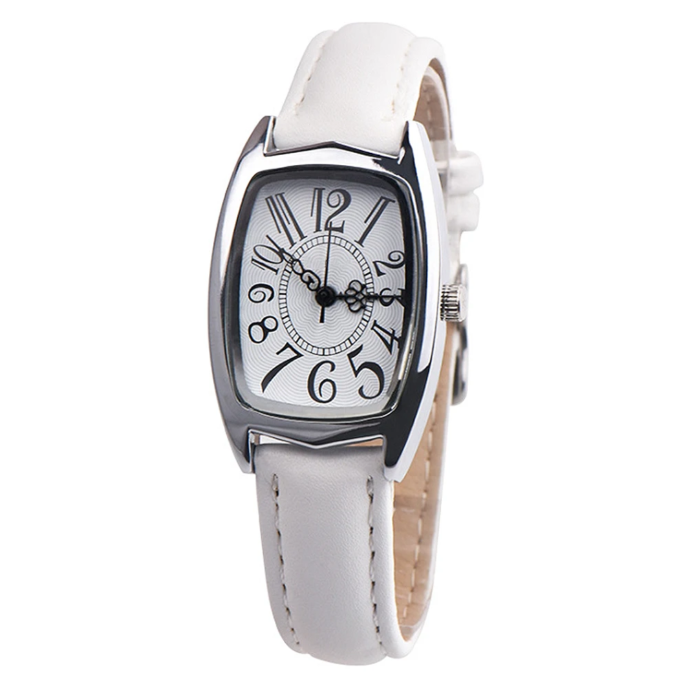 

PU Leather Ladies Quartz Watch High Quality Casual Simple Rectangular Ladies Quartz Watch Clothing Accessories