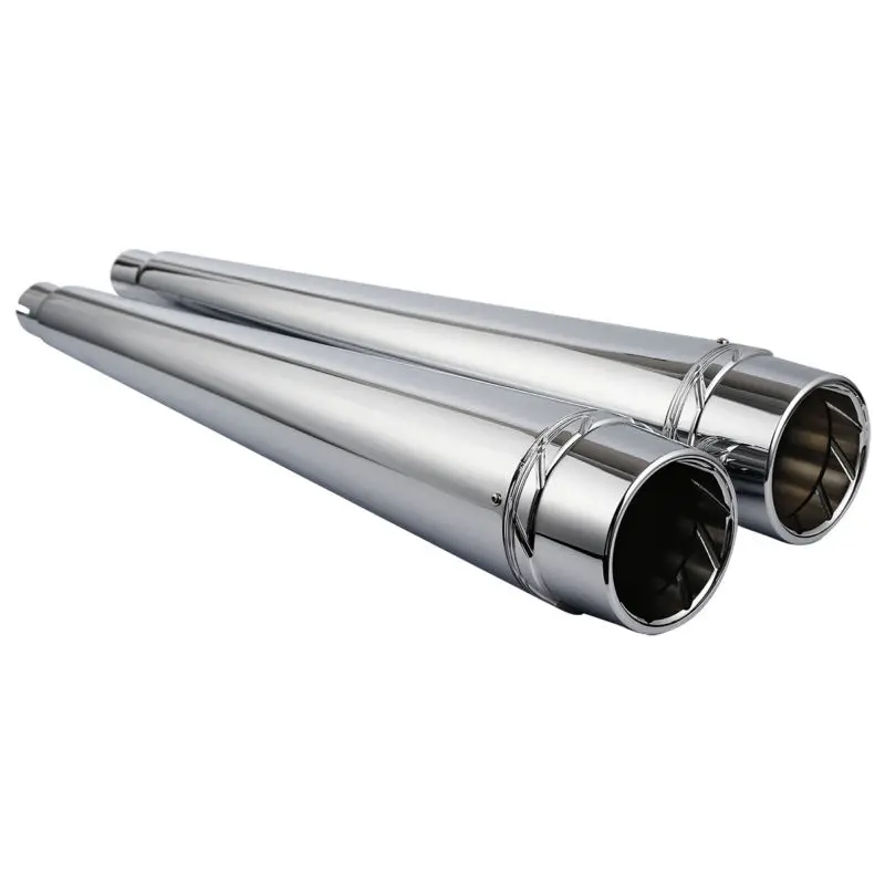 Выхлопные трубы TCMT для мотоцикла Chrome 4 дюймовый мегафон без застежек Harley Touring Road