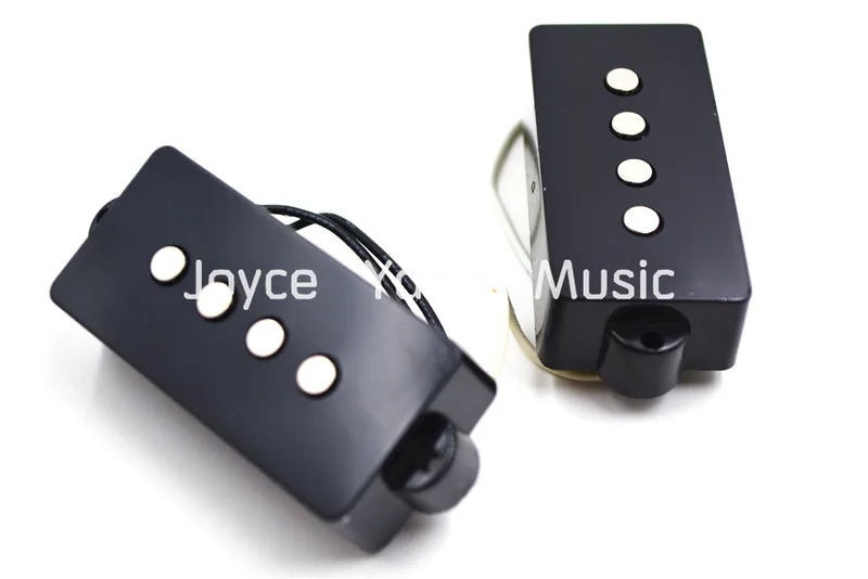 1 Set of 2pcs Black/White PB 4 String Electric Bass Pickups For FD
