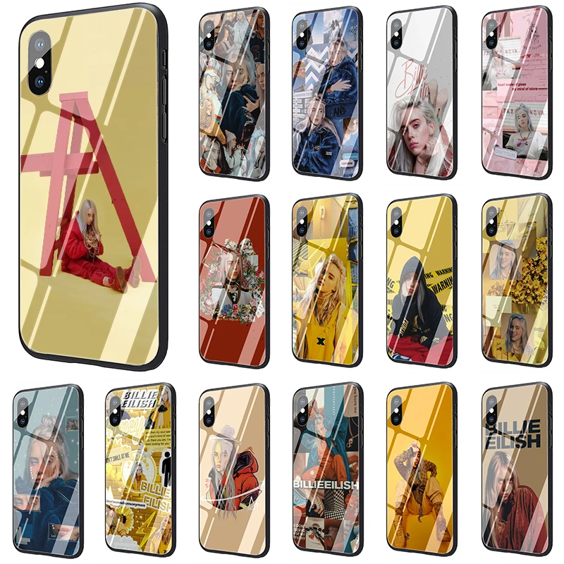 

Billie Eilish Khalid Lovely Tempered Glass soft phone cover case for iphone 5 5s SE 6 6s 7 8 plus X XR XS 11 pro Max