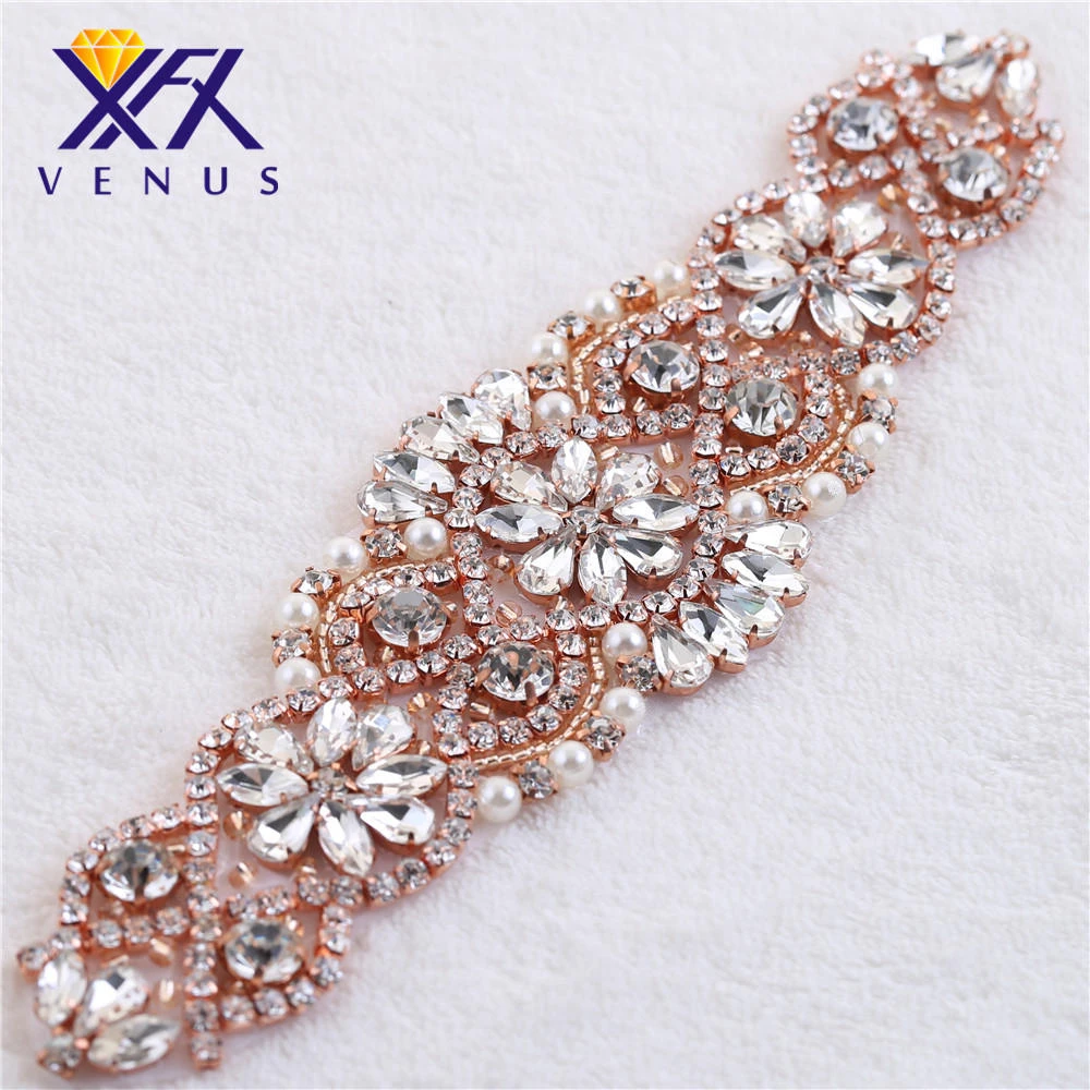 Xinfangxiu 1 ウェディングドレス縫製ラインストーンアップリケブライダルサッシュベルトでビーズラインストーンアップリケクリスタルトリム Rhinestone Applique Sew Rhinestonesiron On Rhinestone Aliexpress