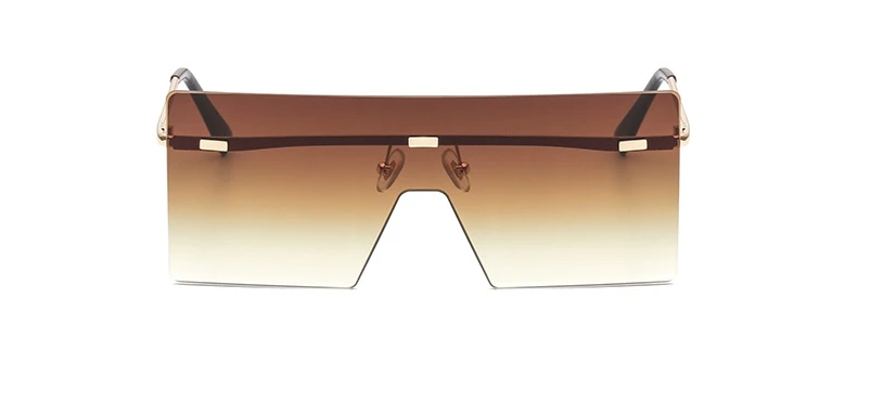Негабаритные солнцезащитные очки с одной линзой для мужчин и женщин модные очки UV400 Винтажные Очки 47256