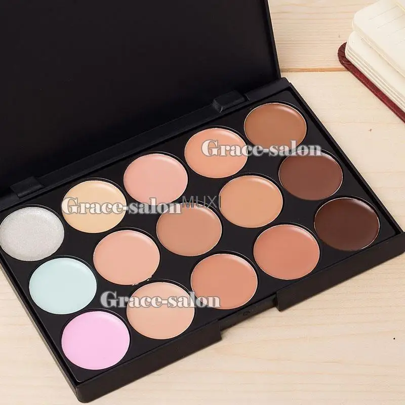 

15 Colors Makeup Concealer Cream Matte Natural Neutral Nude Face Contour Smokey