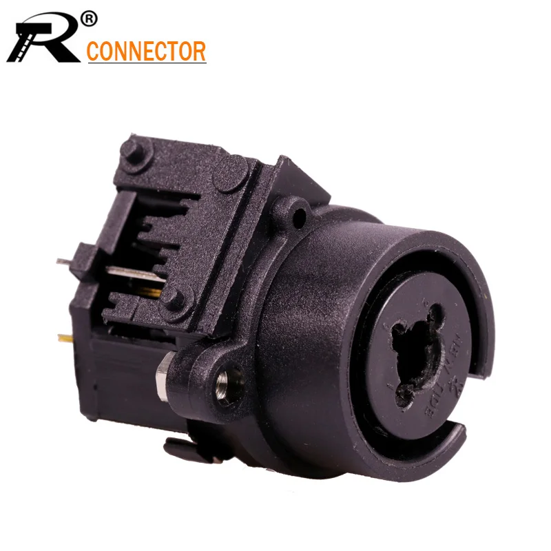 1 шт. разъем для панельного монтажа 1/4 дюйма 6 35 мм|4 pin female connector|connector femaleconnector chassis |