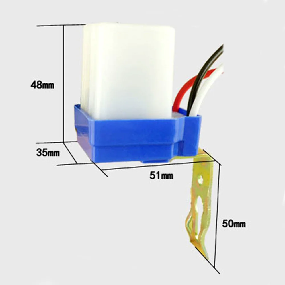 1 шт. датчик контроля освещенности переключатели Водонепроницаемый мини Сумерки сумеречный выключатель для наружного ночного светильник для сада и улицы