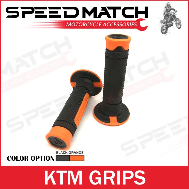 Оранжевый KTM ручка мотоцикла высокое качество грязи велосипед ямы МОТОКРОСС 7/" Руль управления для мотоциклов резиновая гель Pro Штыри тормозные руки CRF