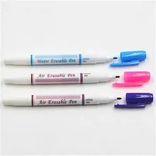 3 шт./лот синий/фиолетовый/розовый воздушный водный стираемый маркер для ткани Авто-ручка с исчезающими чернилам заменить Портной Мел