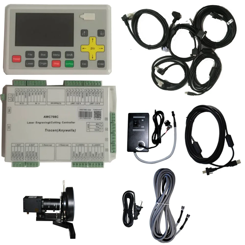 

Trocen AWC708C plus CCD plus LED adjustable ring co2 laser version control system for co2 laser machine