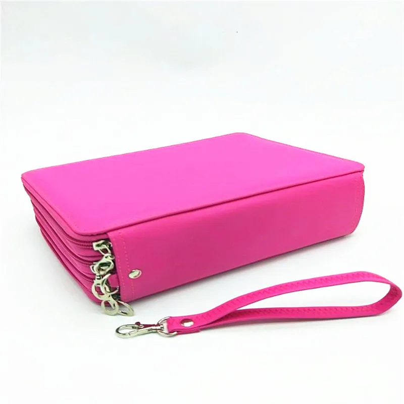 Plutônio à Prova Pencilcase para Meninas Bolsa de Lápis Buracos Escola Lápis Case Grande Dwaterproof Água Penal Meninos Grandes 4 Camadas Papelaria Bolsa 184 18 à prova dwaterproof água penal pencilcase para
