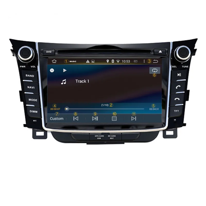 Perfect Ectwodvd Octa Core/Quad Core 4G/2G Android 9.0 Car Multimedia DVD Player for Hyundai i30 2012- Radio Stereo+GPS Navigation 19 Perfect Ectwodvd Octa Core/Quad Core 4G/2G Android 9.0 Car Multimedia DVD Player for Hyundai i30 2012- Radio Stereo+GPS Navigation 19