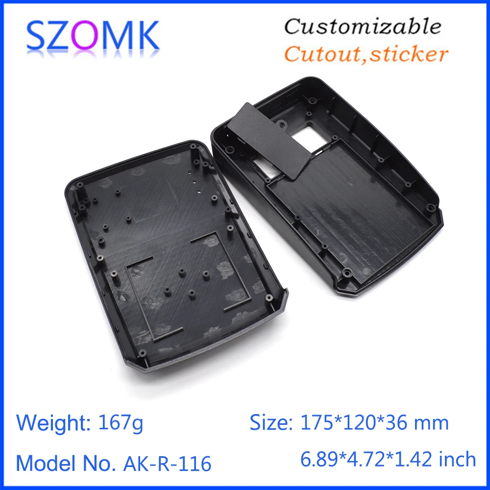 plastic case outdoor card reader RFID access housing enclosure instrument box szomk hot sales project box (10)
