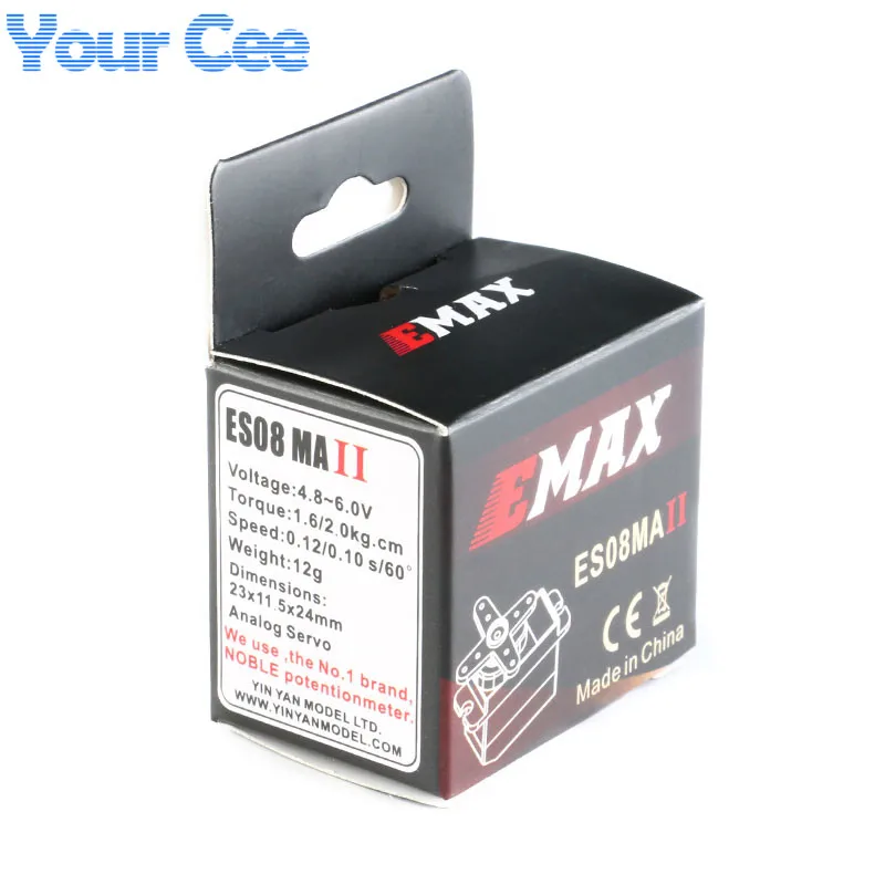 EMAX ES08MA II Mini Metal Gear Analog Servo with Plastic Gear Fixed Wing (3)