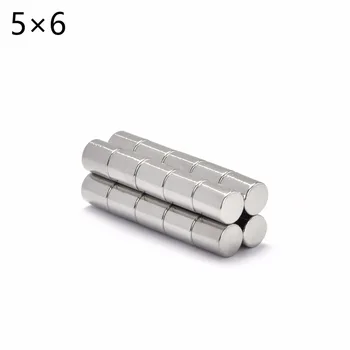 

1000pcs 5mm x 6mm strong Circular Disc Nd-Fe-B Neodymium Magnet 5*6 NEW 5x6 Art Craft Connection free shipping 5x6mm