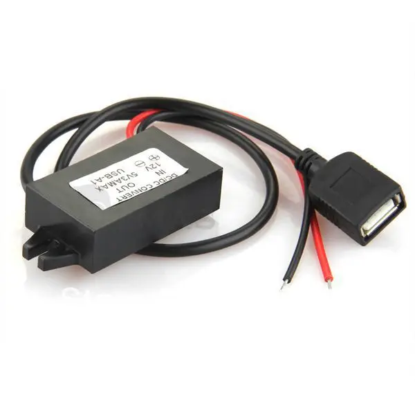 Регулятор преобразователя DC 8 V 22 V понижающий до 5 V 3A 15 W USB мощность автомобиля