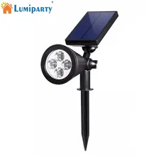 Adeeing солнечный светильник, ландшафтный светильник, светодиодный точечный светильник, водонепроницаемый настенный светильник, безопасность, ночной Светильник для двора, сада, дорожки