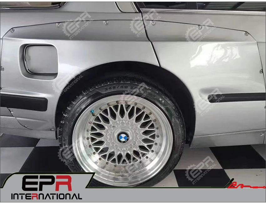 For BMW E30 FRP RB Style Glass Fiber Wide Full Body Kit Racing Trim