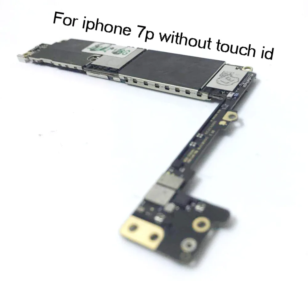  100% Original 32gb unlocked for iphone 7 plus Motherboard without Touch IDfor iphone 7P Mainboard w