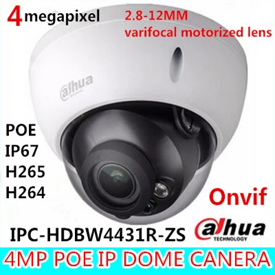 

Original Dahua DH-IPC-HDBW4431R-ZS IP Camera 4MP 2688*1520 Varifocal Motorized Lens Support POE Replacement for IPC-HDBW4300R-Z