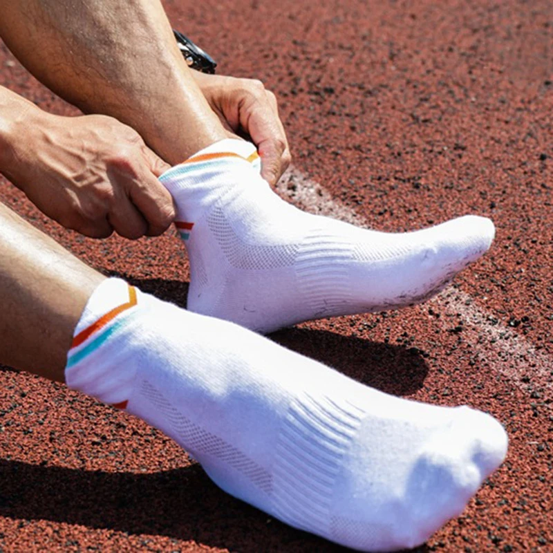 Мужские спортивные носки, высококачественные хлопковые носки, дезодорант, общий Спортивный Спорт на открытом воздухе, бег баскетбол, теннис, повседневные носки