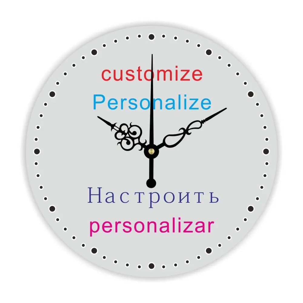 

Customize Your Own Wall Clock Free With Absolutely Silent 12888 Quart Clock Movement Hight Quality Tailor-made Home Decor Clock