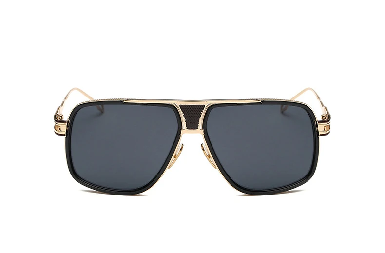 KesaPlan Retro Aviator Sunglasses - 70s Style Gold Metal Frame With UV400 Protection