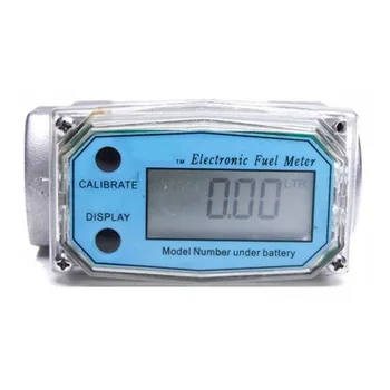 

Turbine Digital Diesel Water Fuel Flow Meter Oval Gear Flow Gauge BSPT/NPT 1 B2