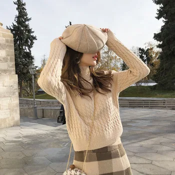 

Mishow 2018 Autumn and Winter Warm Women Sweater Knitted Slim Fit Soft Female Pullovers Sweater MX18D5535