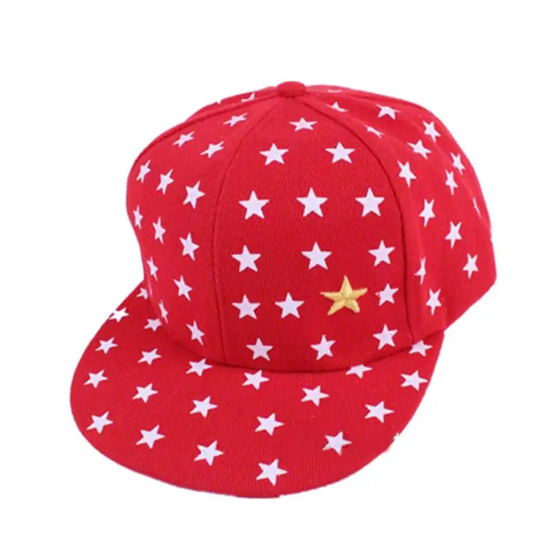 Mode Druck Sterne Gestreiften Sonne Lkw Hut Einstellbare Hysterese Neue Kinder Baby Kinder Muster Hip Hop Baseball-Cap Schirmmütze