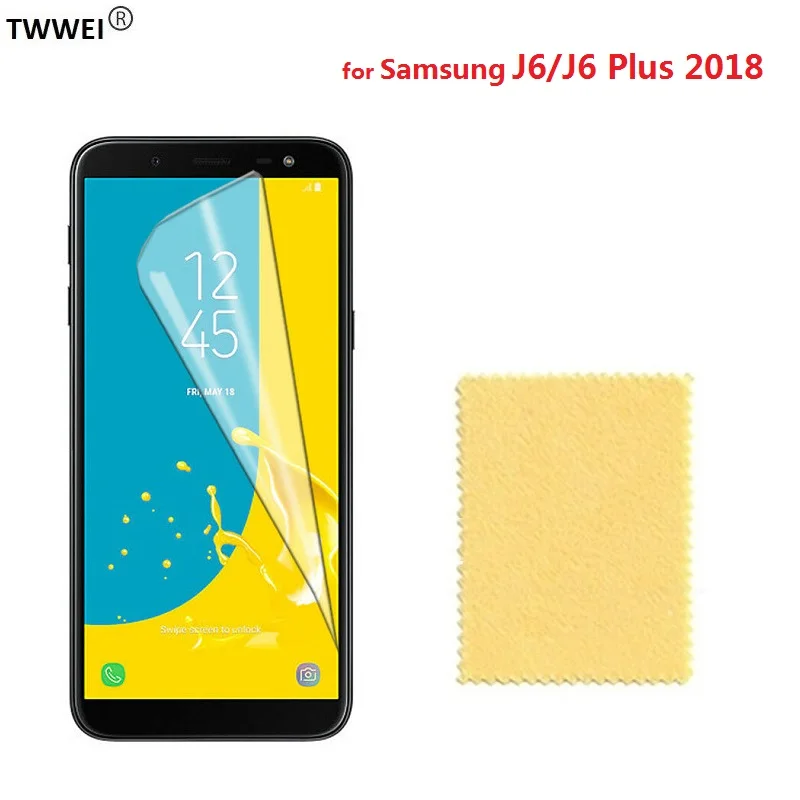

Clear LCD Screen Protector for Samsung Galaxy J6 Plus 2018 Protective Film for Samsung J6 Plus 2018 Screen Protector Film Foil