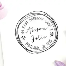 Пользовательский обратный адрес деревянный штамп, обратная Марка адреса, деревянная резиновая печать, пользовательское имя Адрес Штамп