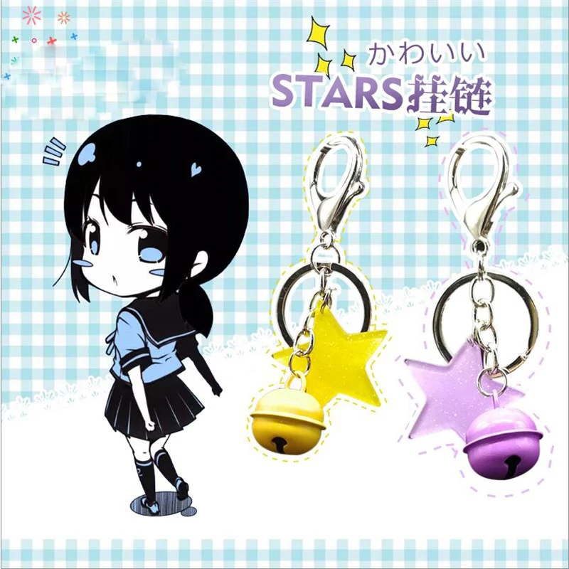 

Anime Lolita Uniform Itabag Decor Pendant Cute Pentagram Bell Bag Garniture Multicolor DIY Key chain Keyring Hanging chain