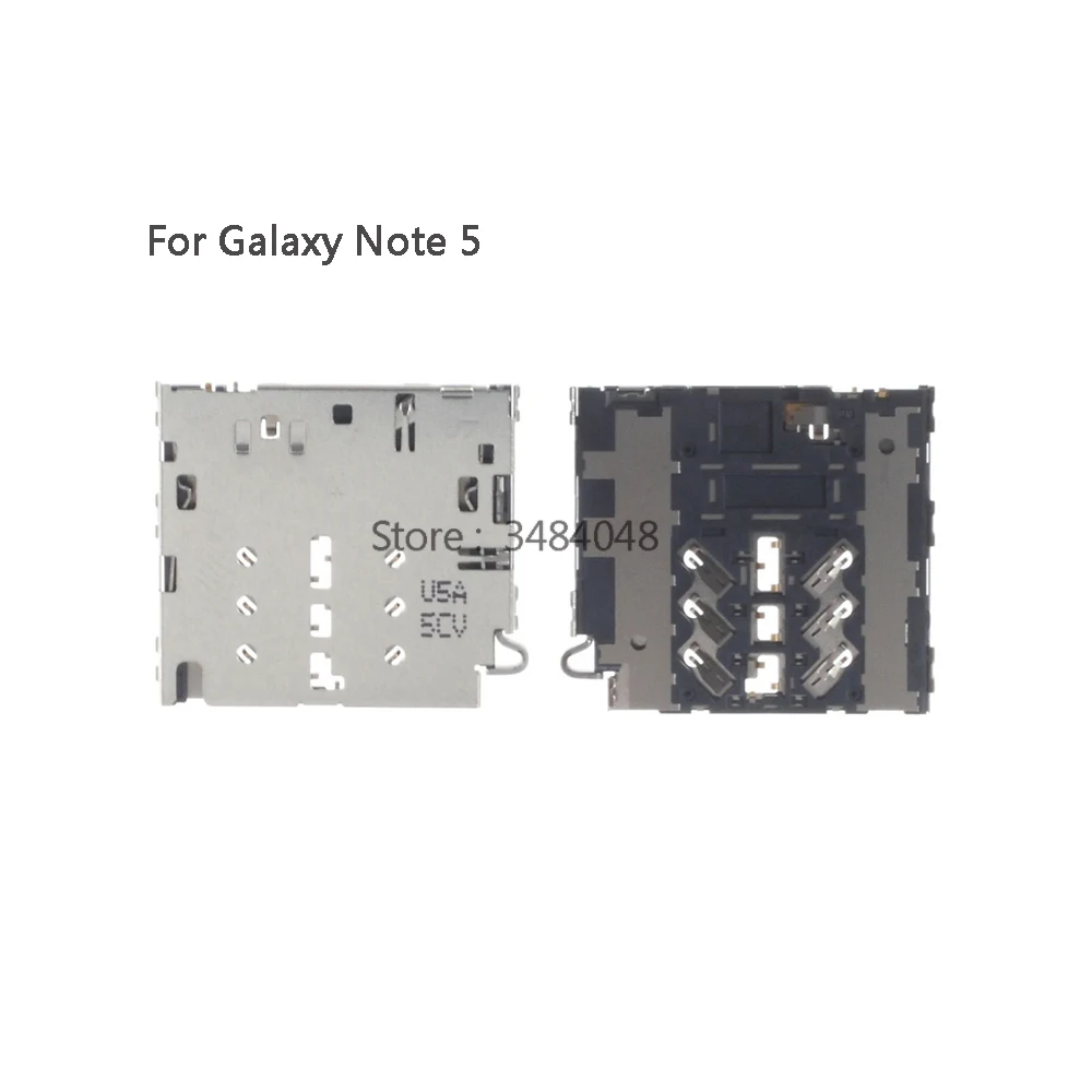 10 pcs/lot Note5 Single SIM Card Holder Connector Socket Tray Slot for Samsung Galaxy Note 5 N920 | Мобильные телефоны и