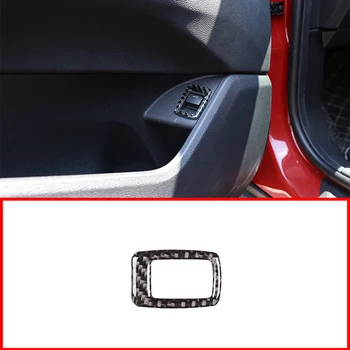

Real Carbon Fiber Style Car Interior Trunk Switch Decorative Frame Trim For BMW X1 F48 2016-2019 Car Accessories