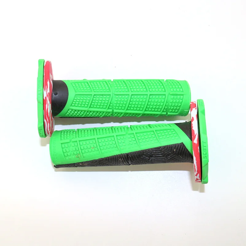 

green Color Gel Rubber Handlebar Grips For CRF YZF WRF KXF KLX KTM RMZ Pit Dirt Bike Motocross Motorcycle Enduro MX Offroad