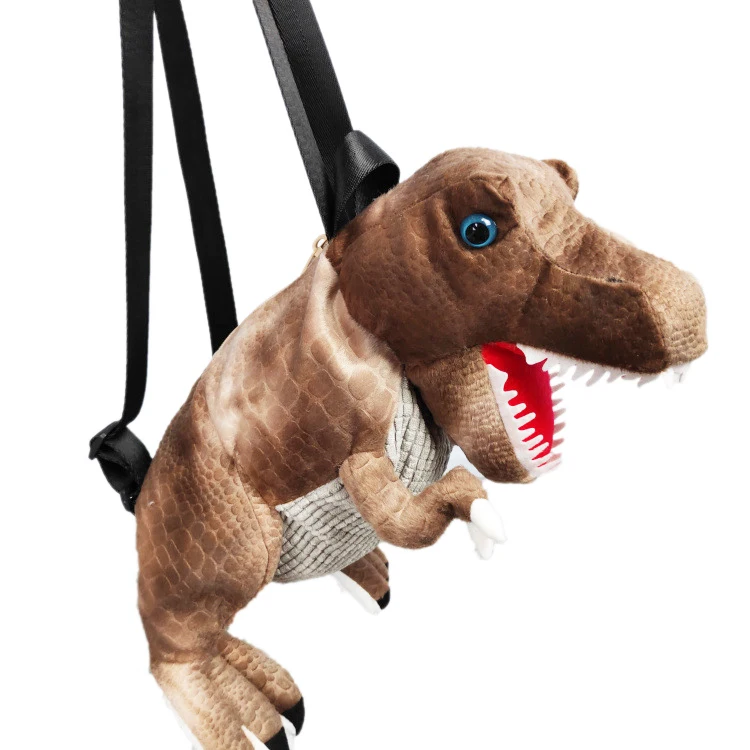 3D курточка для малышей "Динозаврик" сумка Школьный «Мир Юрского периода» для маленьких детей; с милыми животными, мягкие плюшевые рюкзаки детей дорожные сумки игрушки подарки для мальчиков