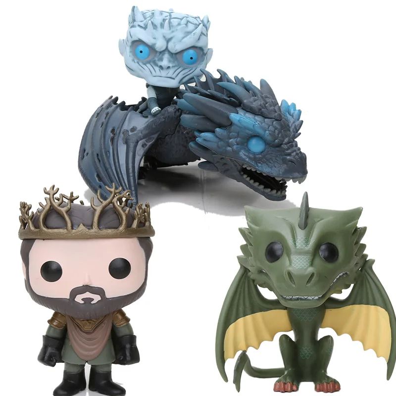 

Night King figure Game of Thrones Toys Ramsay Renly Baratheon Rhaegal Viserion Action Figure Jon Snow Daenerys Targaryen Model