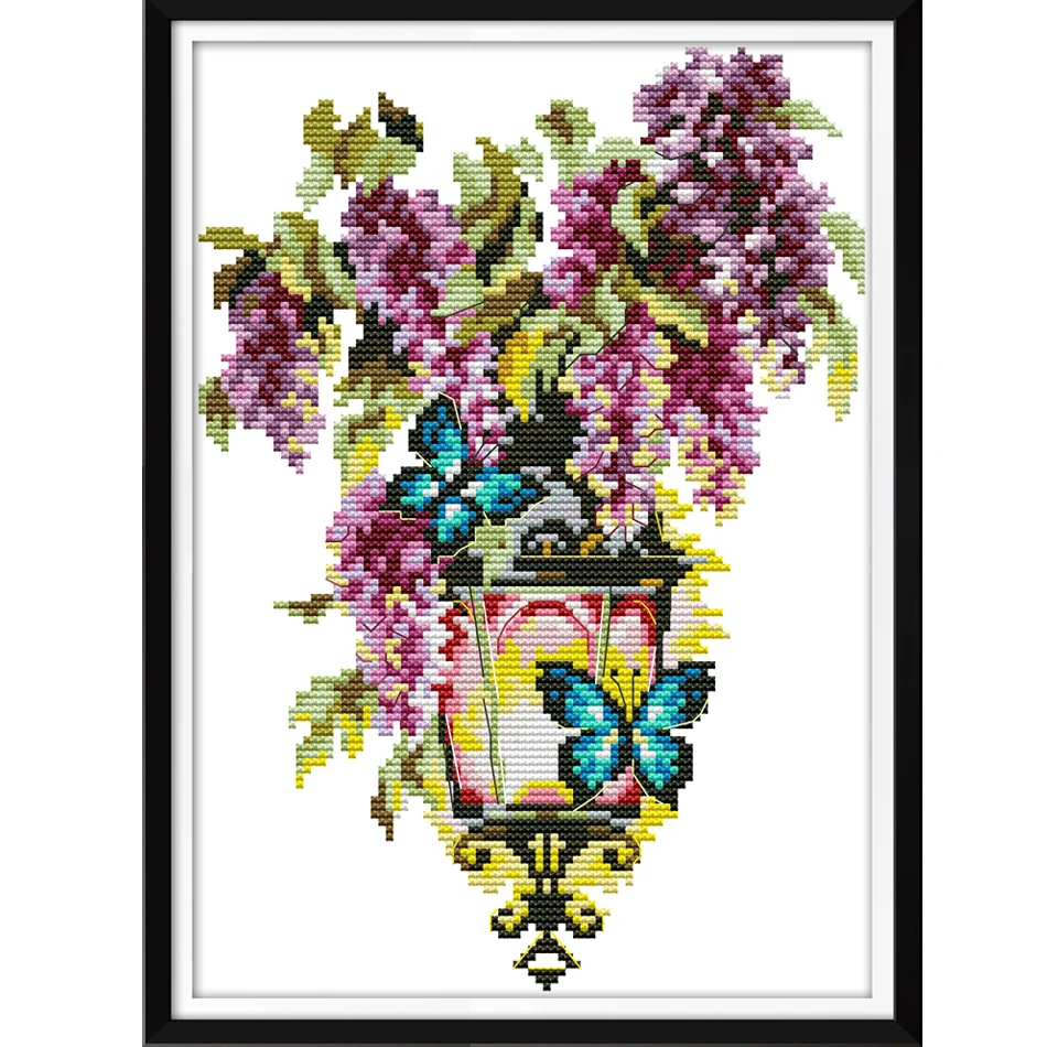 Joy Sunday,The light of hope,cross stitch embroidery set,printing cloth embroidery kit,needlework,DIY cross stitch embroidery (1)