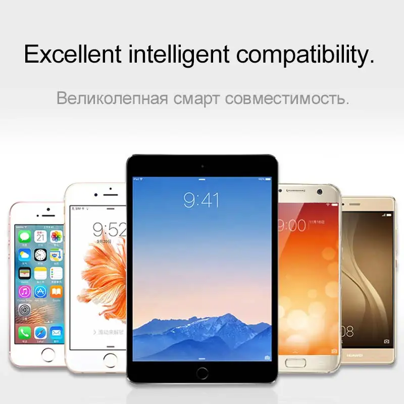 HOCO Power Bank 10000mAh Mini Dual USB LED Display Polymer External Battery Portable Charger Powerbank For iphone Xiaomi