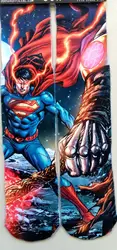Модные Носки Новый 3D Носки Капитан Америка/Супермен/Бэтмен/Дэдпул Vivid полная печать для мужчин и женщин унисекс повседневные носки