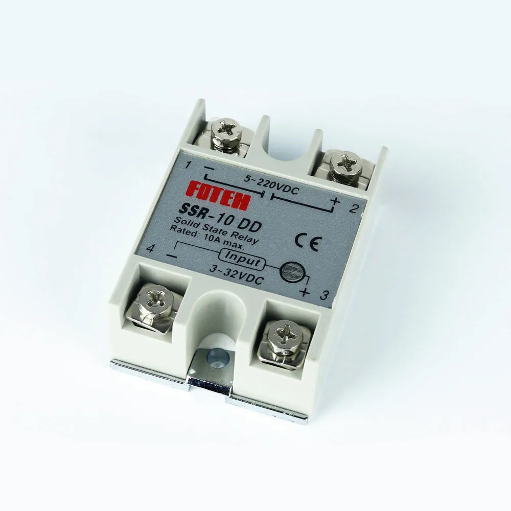 SSR10DD SSR-10DD DC-DC 10A твердотельный релейный вход 3-32VDC выход 5-60VDC | Обустройство дома