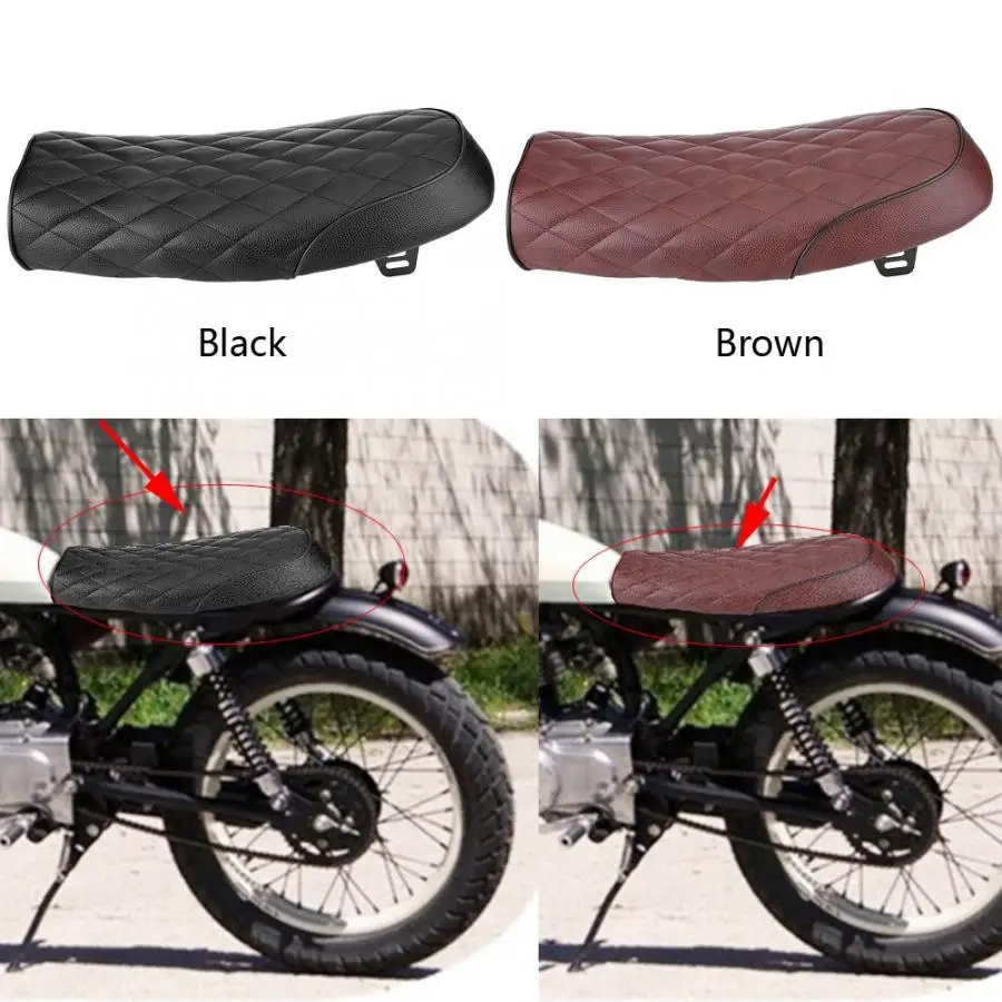 Винтажное сиденье для мотоцикла искусственная кожа Honda CG125 GN CG CB200 CB350 CB400SS CB500 CB750