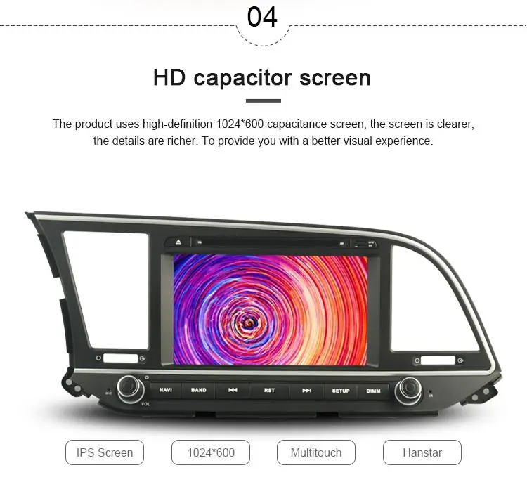 Flash Deal JDASTON Android 9.1 Car DVD Player For Hyundai ELANTRA 2016 2017 WIFI GPS Navigation 2 Din Car Radio Stereo Multimedia RDS Map 5